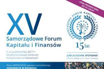 XV Samorządowe Forum Kapitału i Finansów